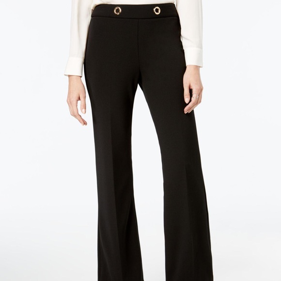 🆕NWT- INC Wide Leg Trouser with Gold Grommets - Picture 2 of 8